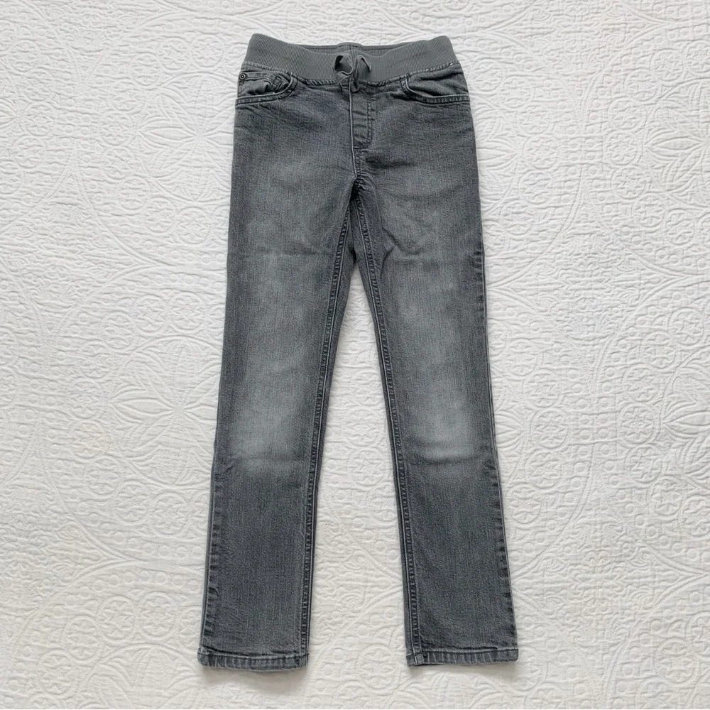 Gymboree‎ Girls’ Grey Skinny Jeans with Elastic Waistband